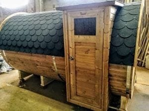 Outdoor Barrel Round Sauna (7)