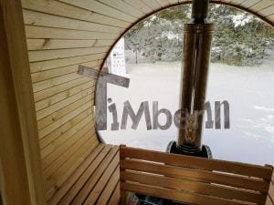 Outdoor Garden Sauna With Full Panoramic Glass (17)