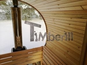 Outdoor Garden Sauna With Full Panoramic Glass (18)