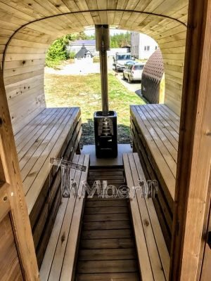 Rectangular Wooden Outdoor Sauna (14)