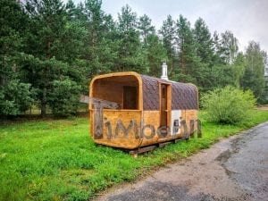 Rectangular Wooden Outdoor Sauna 15