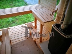 Rectangular Wooden Outdoor Sauna 28