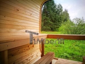 Rectangular Wooden Outdoor Sauna 35