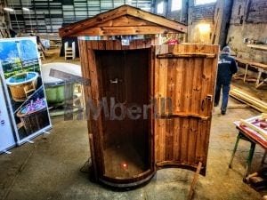 Outdoor Indoor Wooden Shower Thermo Wood With LED (10)