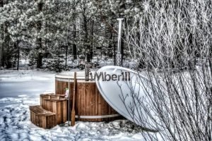 Wood Fired Hot Tubs Winter