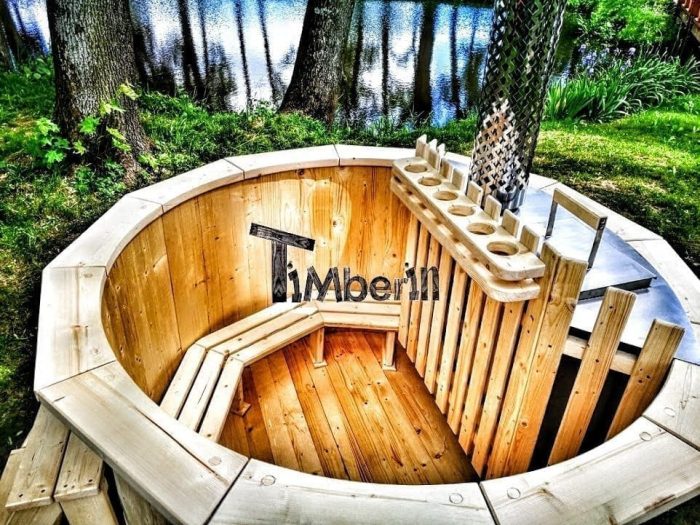 Wooden hot tubs