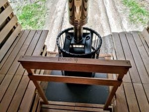 Mobile Rectangular Outdoor Sauna On Wheels Trailer (37)