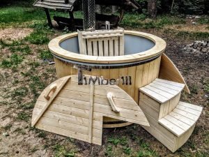 1600 Sunken Terrace Classic Hot Tub With Internal Wood Burner