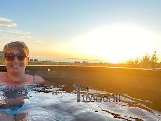 Fiberglass hot tub with snorkel heater Wellness Basic Rachel Portree United Kingdom 3 1