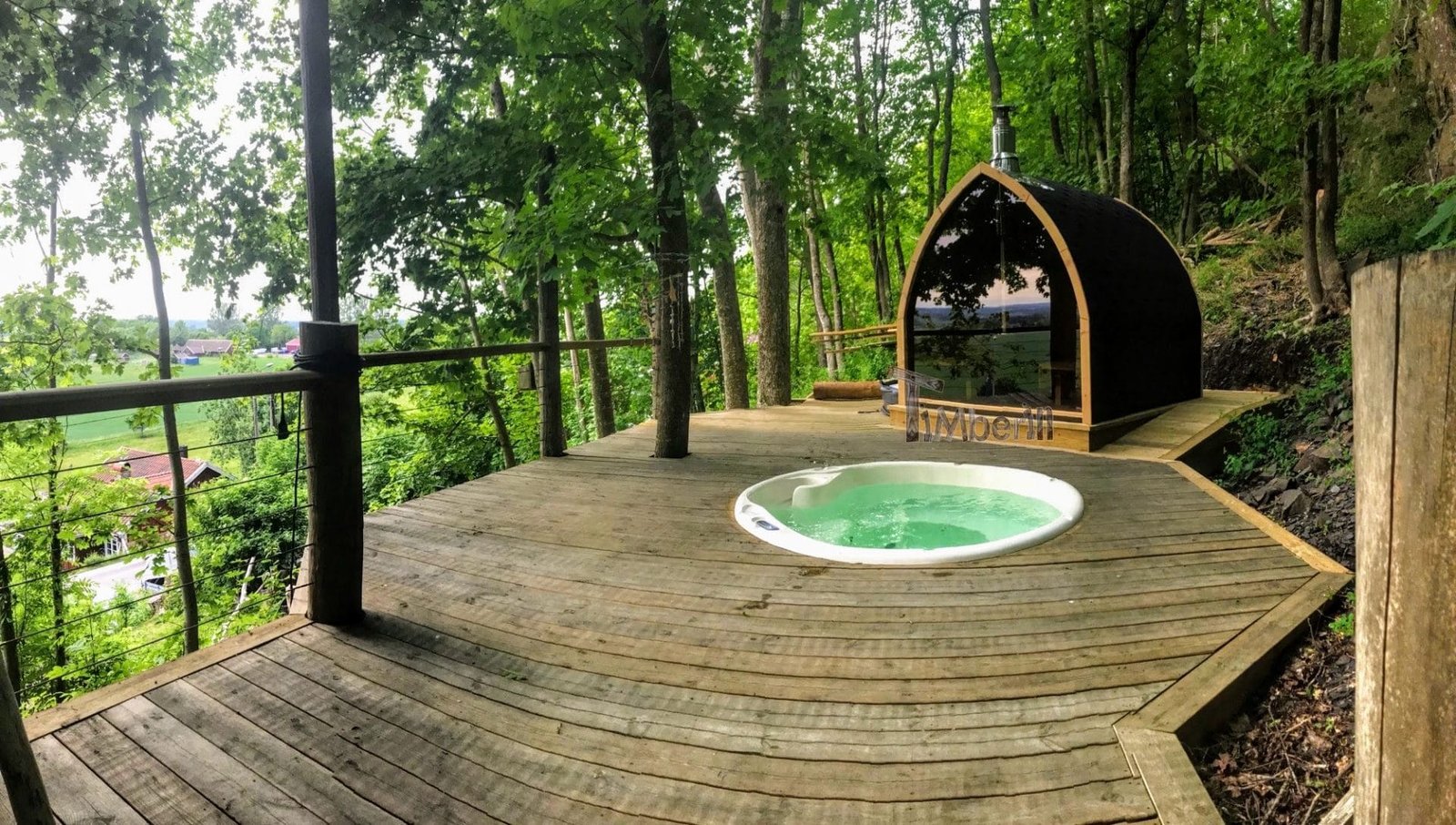 Outdoor Garden Sauna Pod Iglu Colin Västra Tunhem Sweden