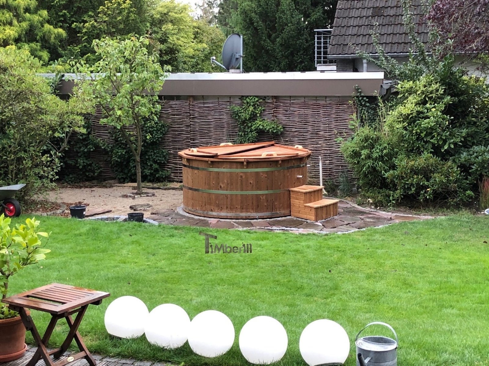 Wooden Hot Tub Possible With Jets Deluxe Thermowood, Cornelia, Ratingen, Germany (3)