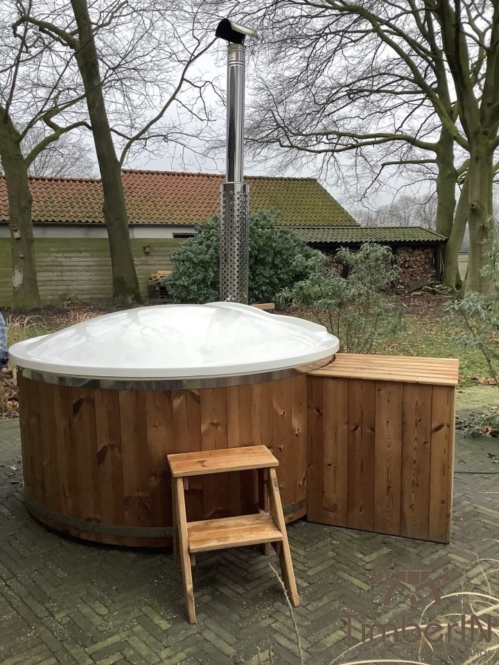 Outdoor jacuzzi hot tub wood fired 4 6 persons with snorkel burner, eric, hulten, netherlands (1)