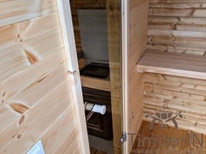 Outdoor hobbit style wooden sauna (35)