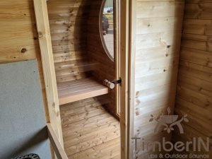 Outdoor hobbit style wooden sauna (41)