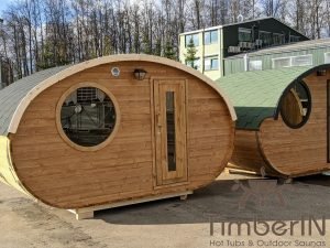 Outdoor hobbit style wooden sauna (42)