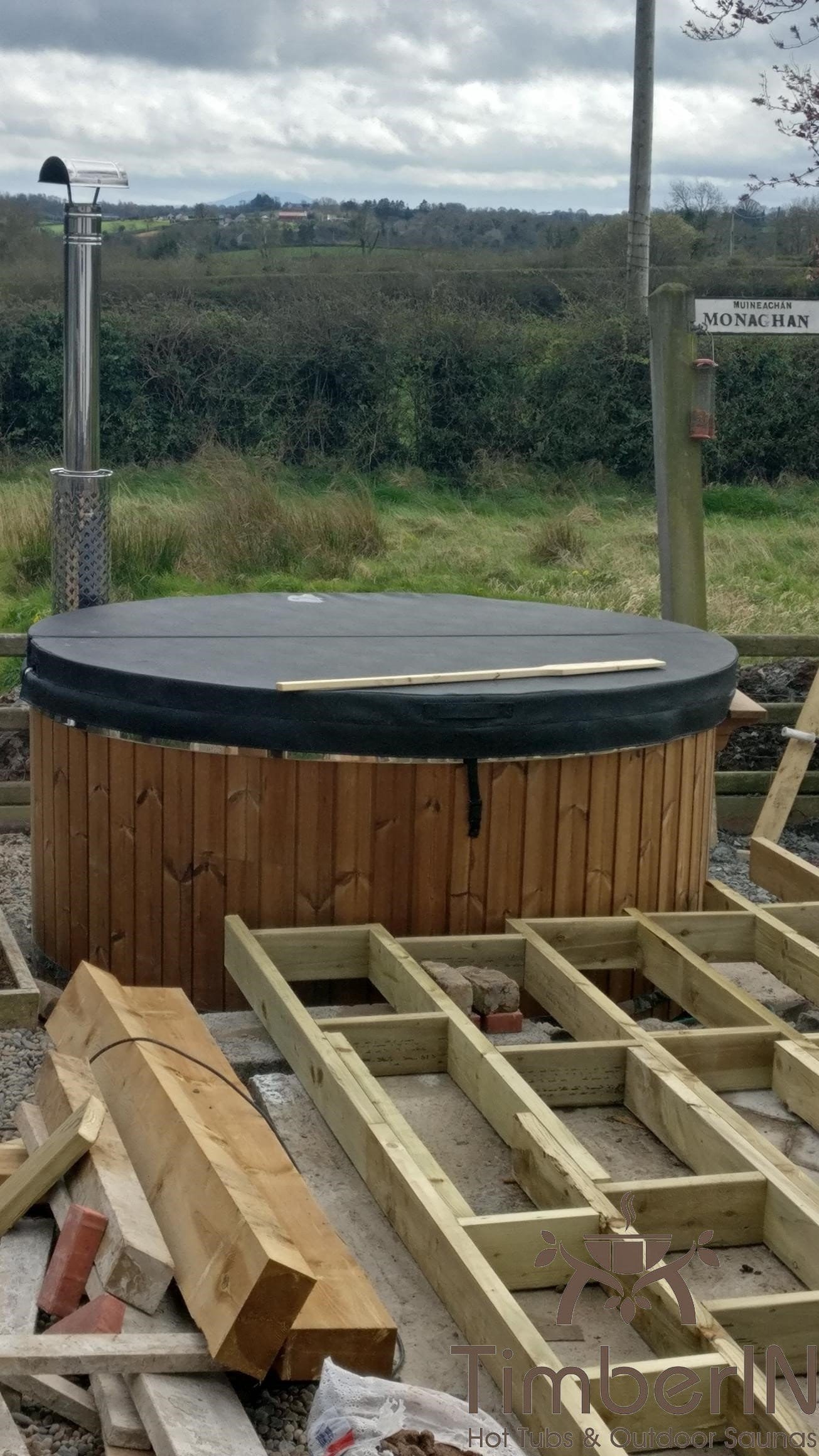 Wood burning heated hot tubs with jets timberin rojal, geoff, armagh