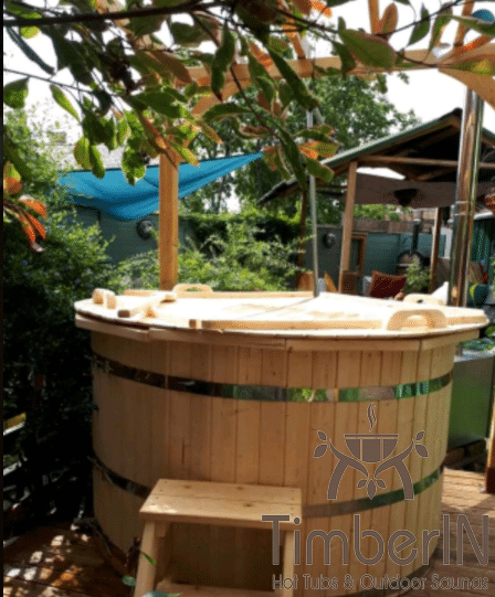 Wooden hot tub spruce flat pack deluxe Michelle Gloucester United Kingdom