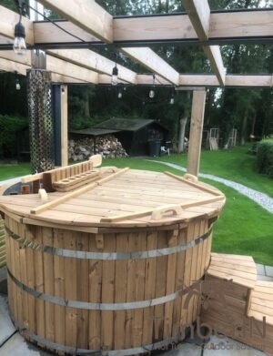 Wooden hot tub possible with jets deluxe thermowood (1)