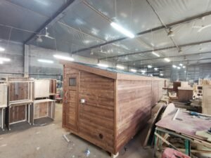 Stock model modern outdoor garden sauna (3)