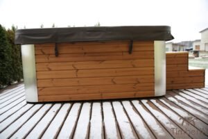 Square acrylic large spa hot tub (27)