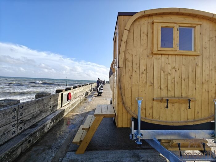 Outdoor sauna on the trailer (2)