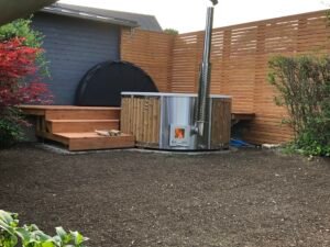 Integrated Wood-Fired Stove for Hot Tub – 30 KW 316 Stainless Steel