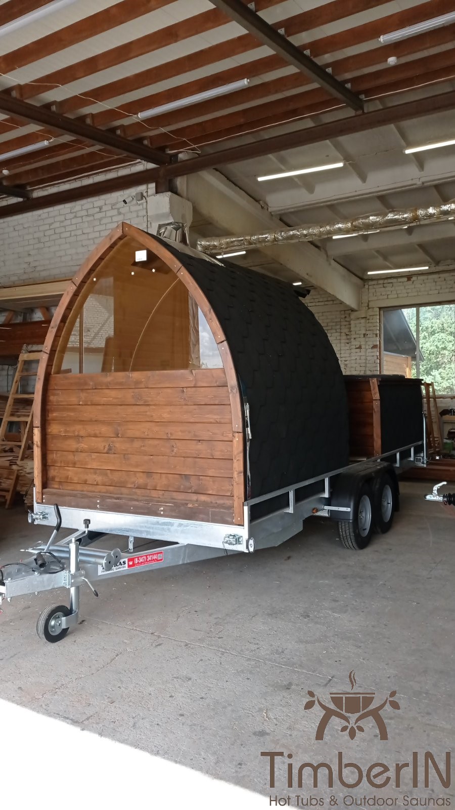 Outdoor Saunas Westmeath 1 Outdoor barrel sauna in Westmeath garden