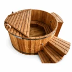 6 Person Hot Tubs UK: Capacity, Water Volume and Heating 8 Wood Fired Wooden Jacuzzi – Traditional Timber Hot Tub