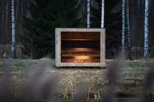 TimberIN Nordic Cube large panorama window
